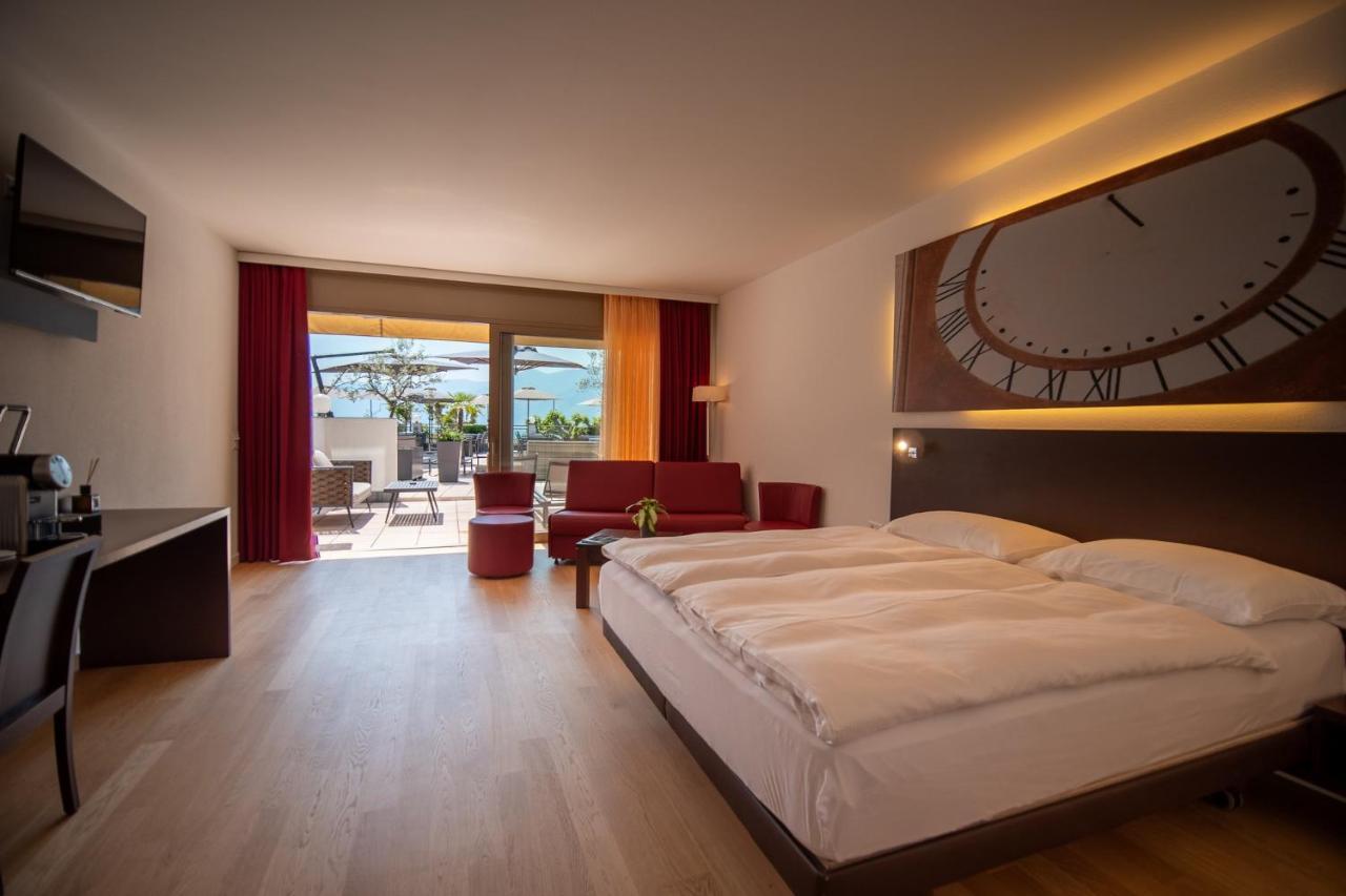 Hotel la Meridiana, Lake&SPA Ascona Bagian luar foto
